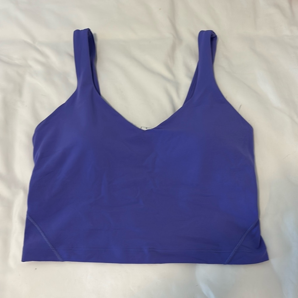 Purple Lululemon Align tank top size 8